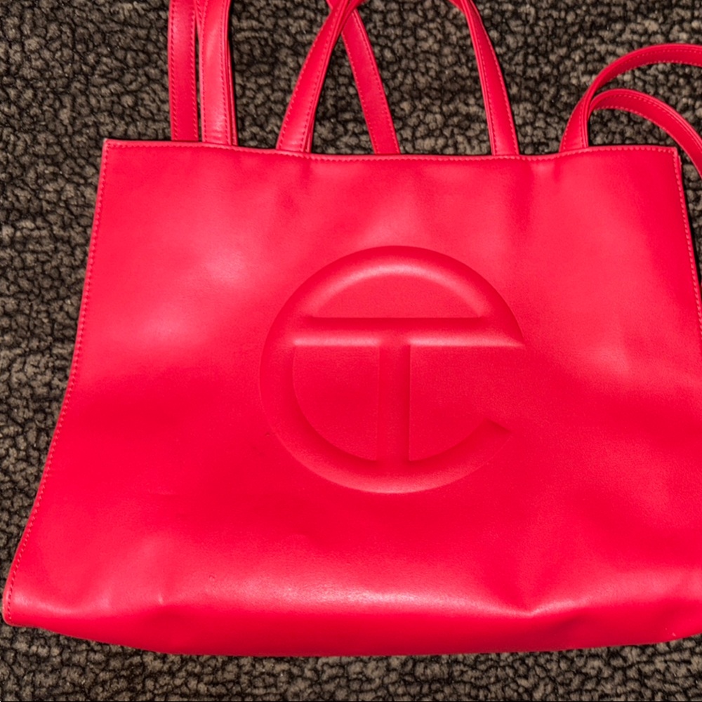 Red Telfar Medium Tote Bag